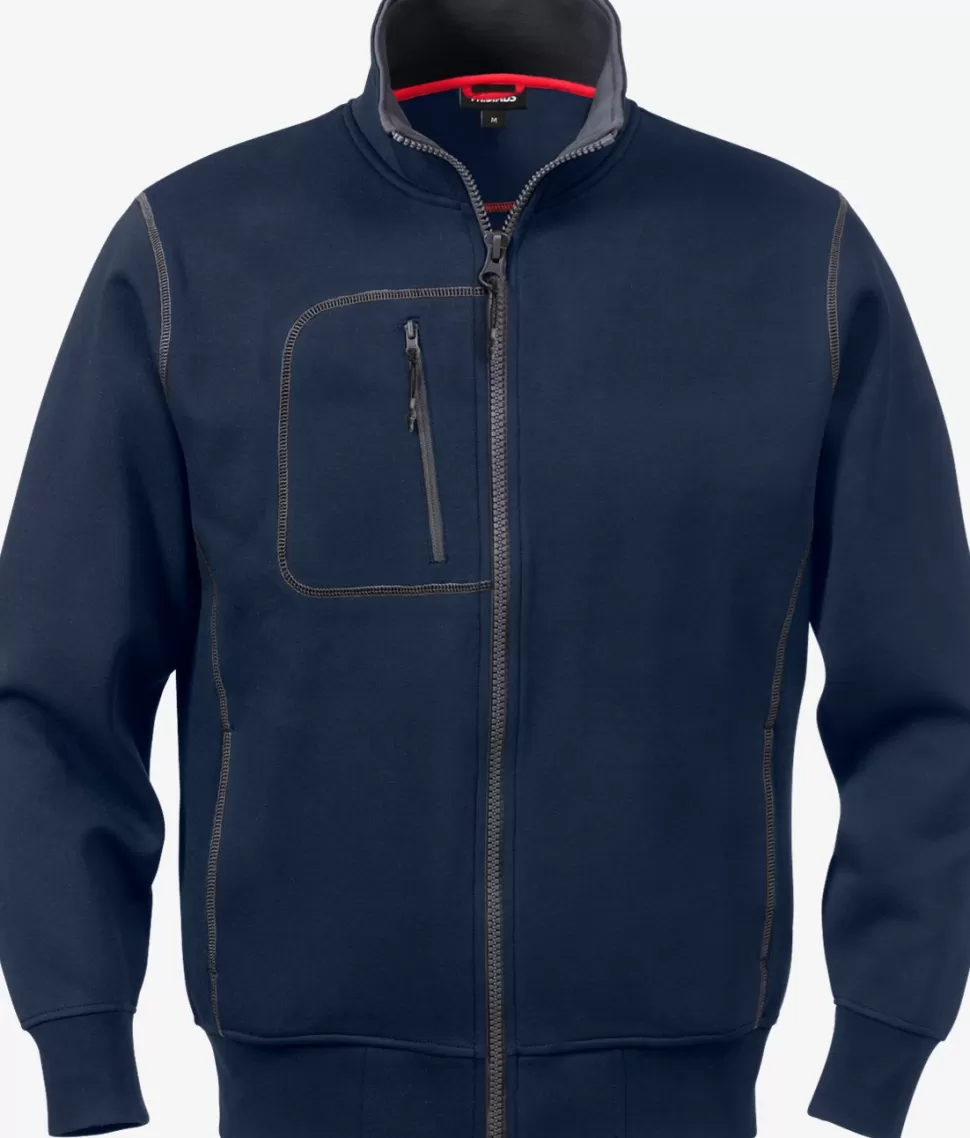 Herren Fristads Sweatshirts | Sweatshirts<Acode Sweatjacke 1747 DF