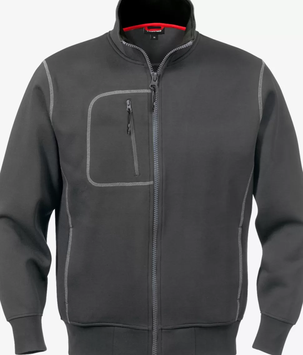 Herren Fristads Sweatshirts | Sweatshirts<Acode Sweatjacke 1747 DF