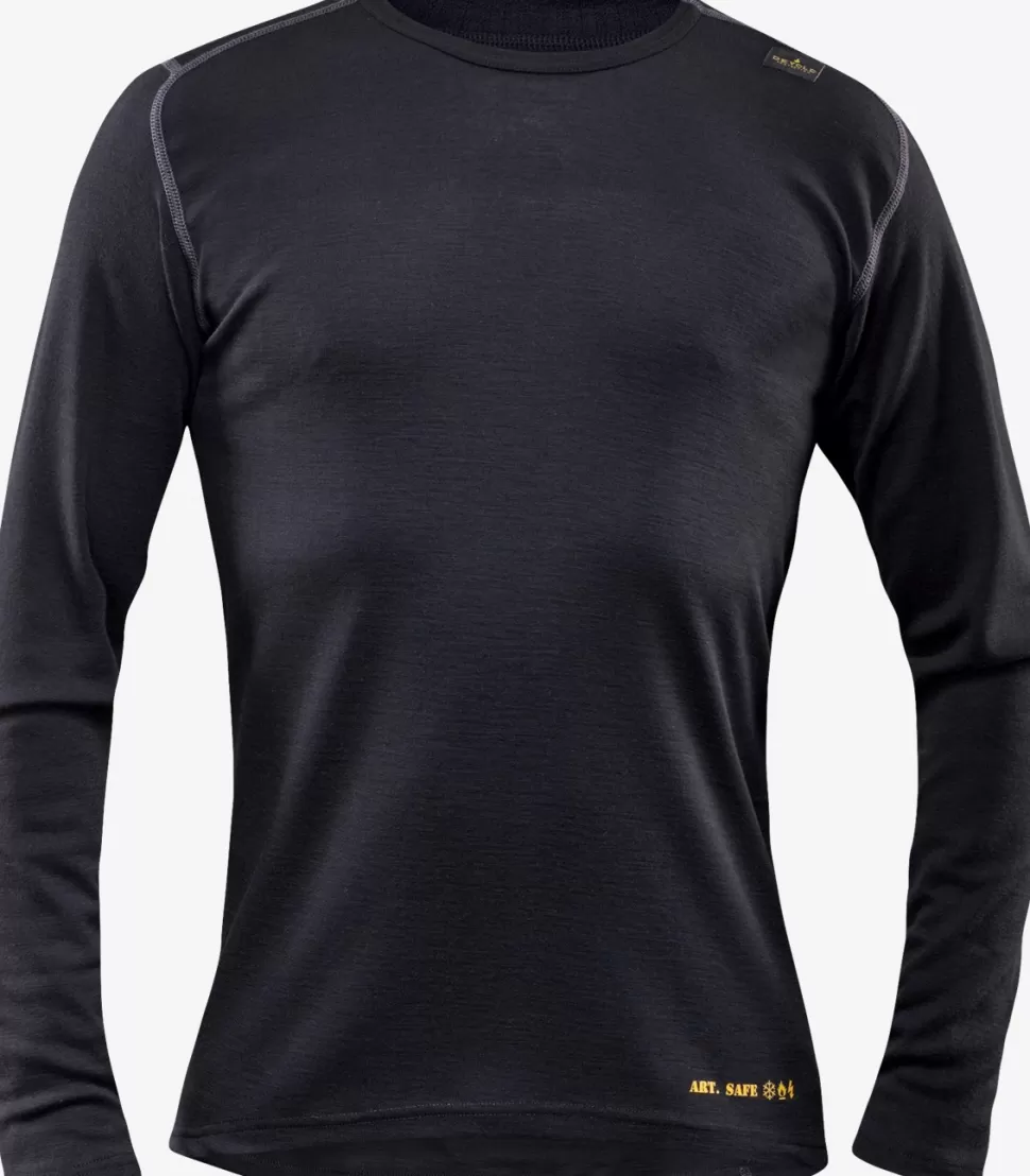 Herren Fristads Unterwäsche | Basis-Schicht<Flamestat Devold® T-Shirt Langarm 7436 UD
