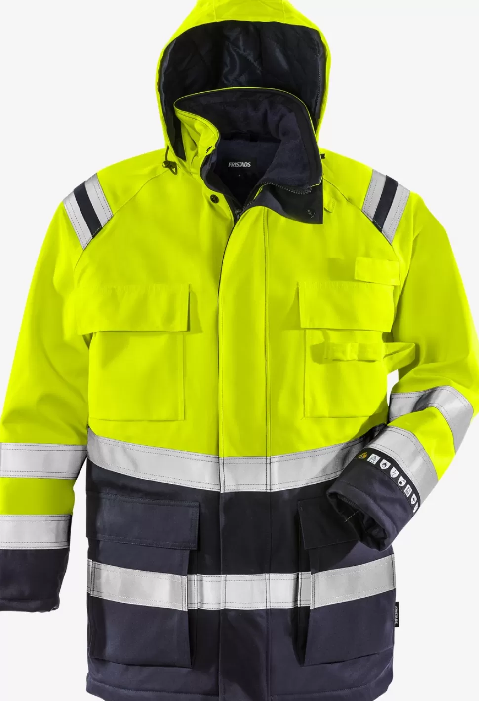 Herren Fristads Arbeitsjacken | Jacken<Flamestat High Vis Airtech® Winterparka Kl. 3 4086 ATHR