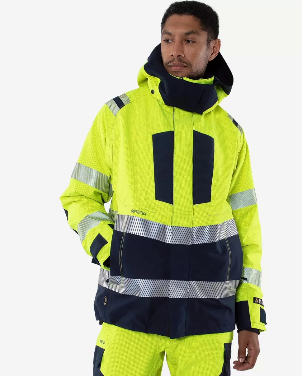 Herren Fristads Arbeitsjacken | Jacken<Flamestat High Vis GORE-TEX PYRAD® Jacke Kl.3 4095 GXE