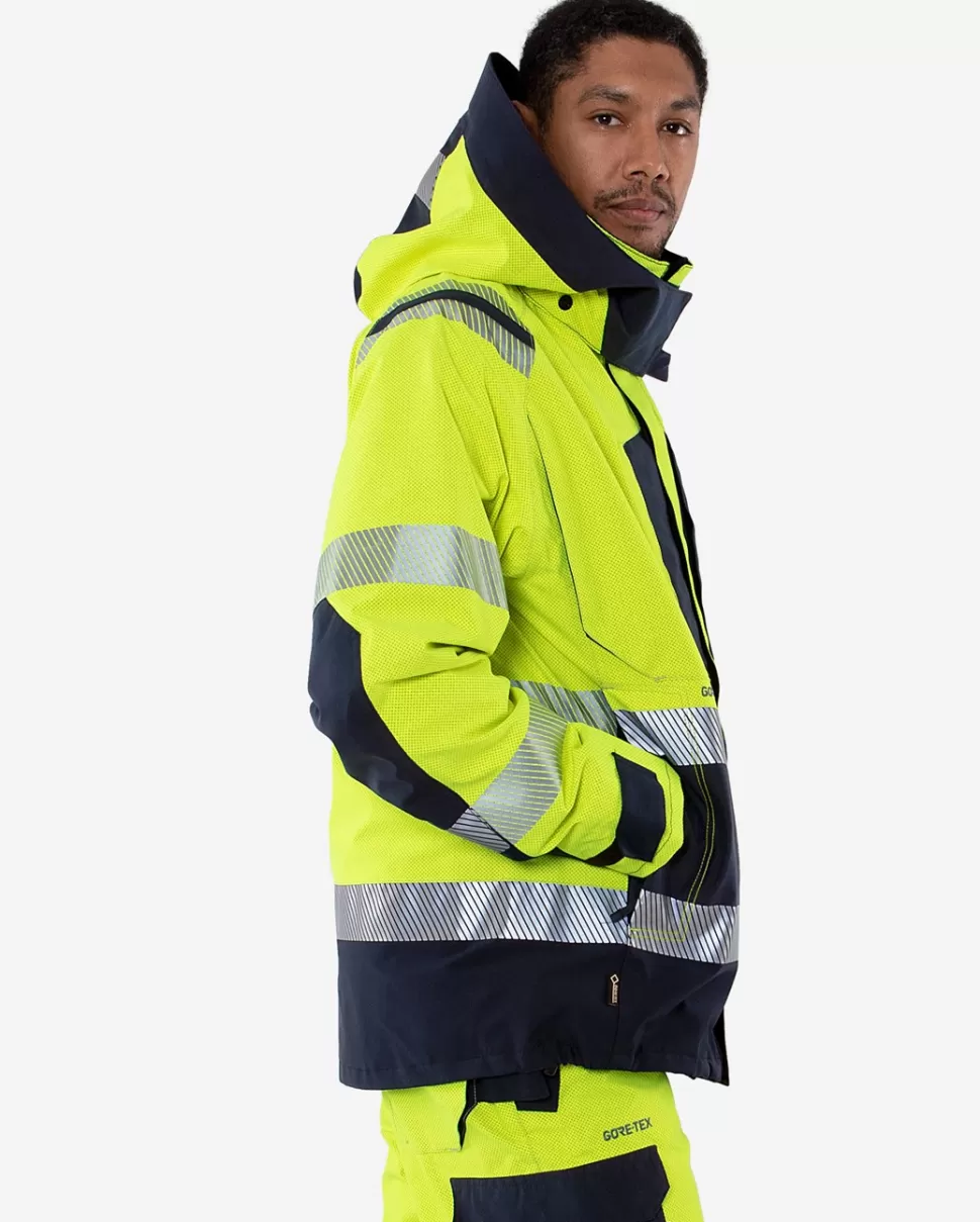 Herren Fristads Arbeitsjacken | Jacken<Flamestat High Vis GORE-TEX PYRAD® Jacke Kl.3 4095 GXE