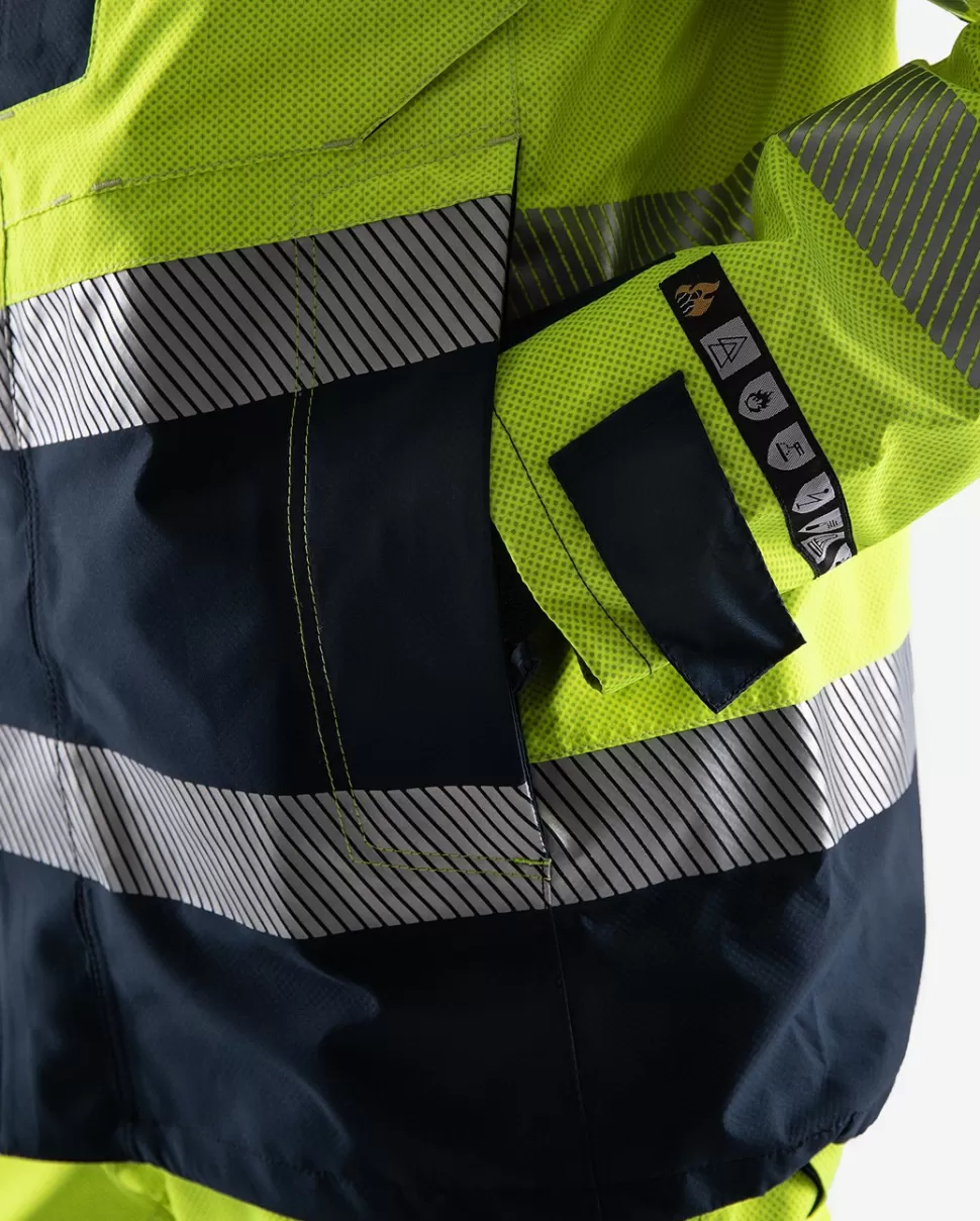 Herren Fristads Arbeitsjacken | Jacken<Flamestat High Vis GORE-TEX PYRAD® Jacke Kl.3 4095 GXE