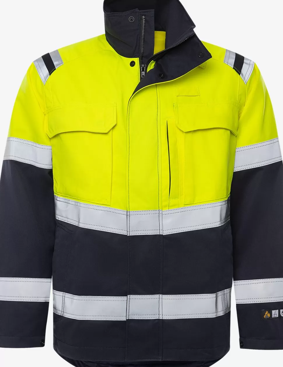 Herren Fristads Arbeitsjacken | Jacken<Flamestat High Vis Jacke Kl. 2 4176 ATHS