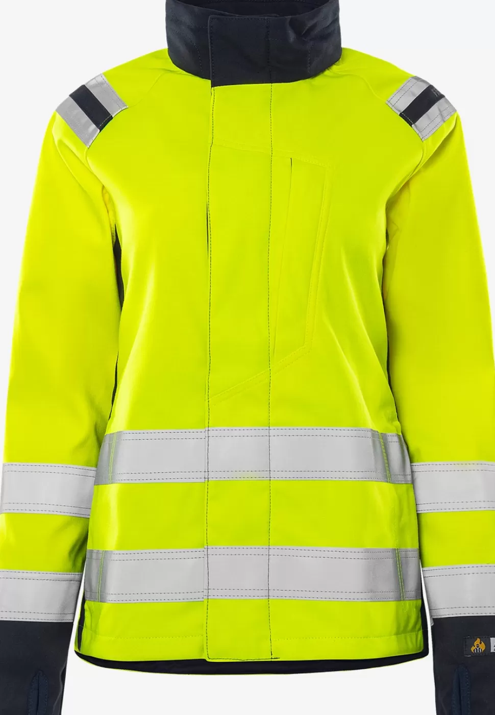 Damen Fristads Arbeitsjacken | Jacken<Flamestat High Vis Softshelljacke Damen Kl. 3 4076 FSS