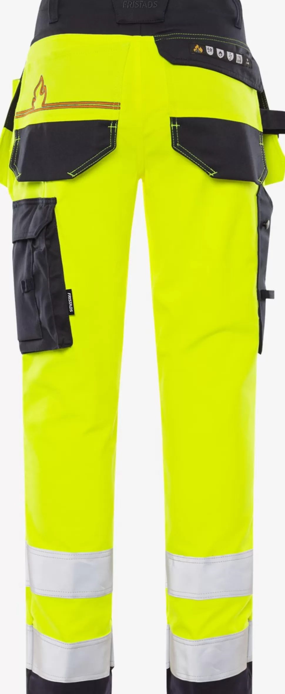 Herren Fristads Arbeitshosen | Flammschutz-Hosen<Flamestat High Vis Stretch-Handwerkerhose, Kl. 2 2167 ATHF