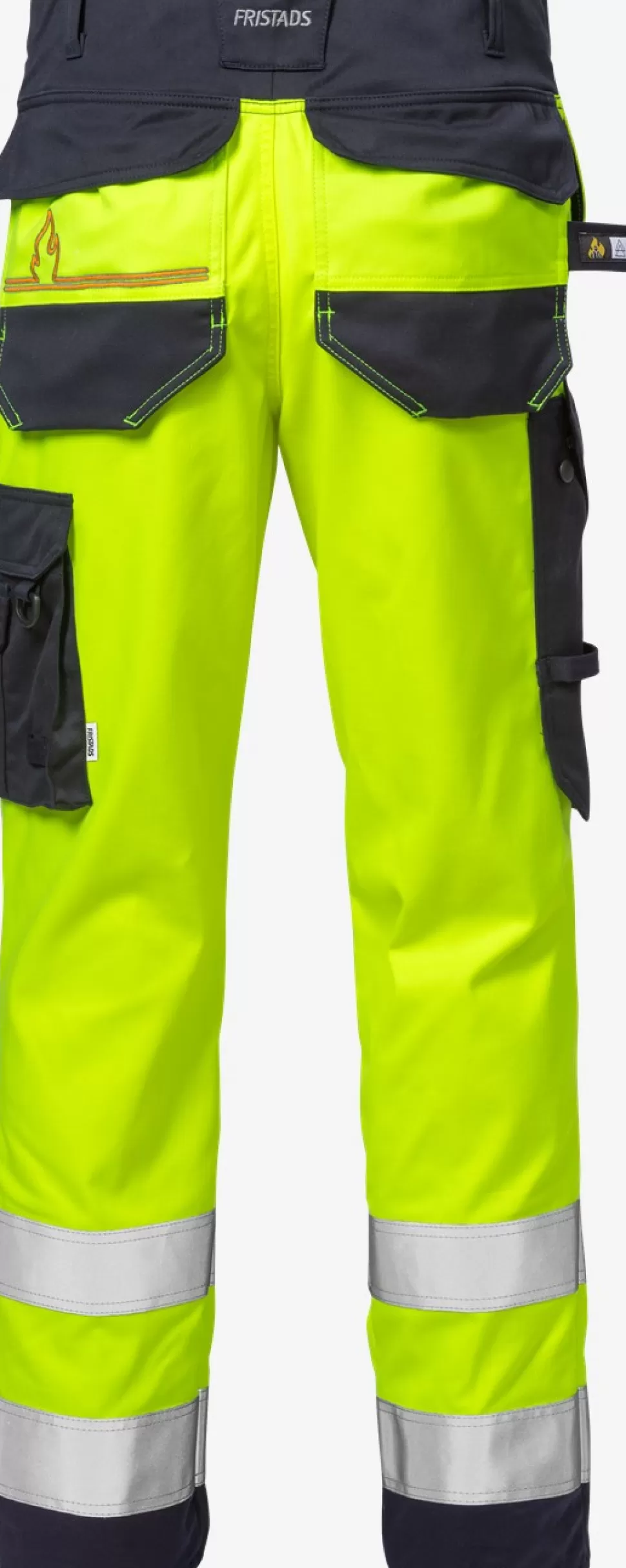 Herren Fristads Arbeitshosen | Flammschutz-Hosen<Flamestat High Vis Stretch-Hose, Kl. 2 2161 ATHF