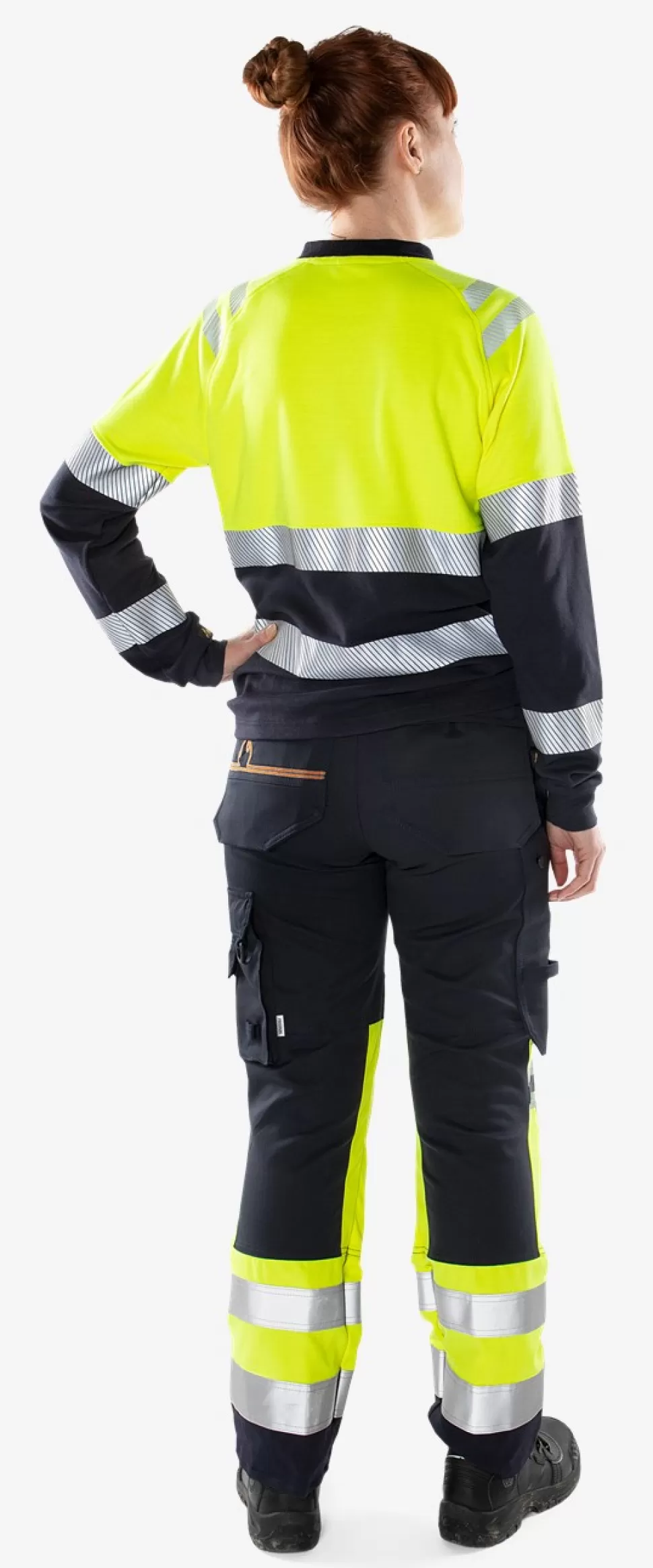 Damen Fristads T-Shirts | T-Shirts<Flamestat High Vis T-Shirt, La. Damen Kl. 1 7108 TFL