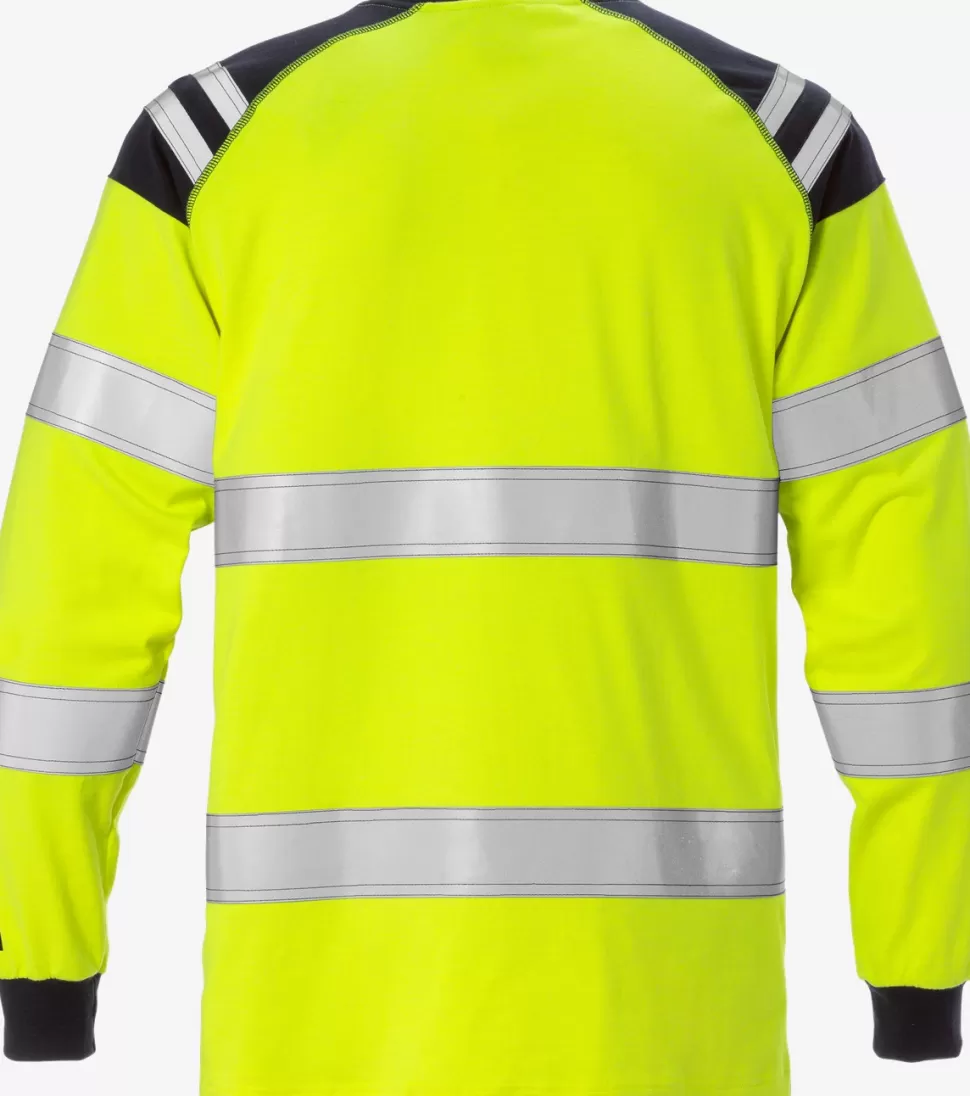Herren Fristads T-Shirts | T-Shirts<Flamestat High Vis T-Shirt, La Kl. 3 7077 TFLH