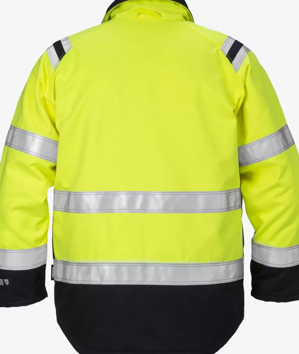 Herren Fristads Arbeitsjacken | Jacken<Flamestat High Vis Winterjacke Kl. 3 4185 ATHS