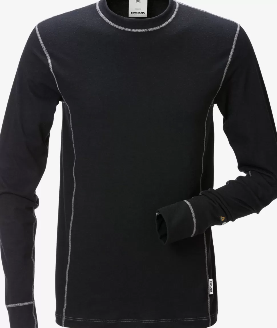 Herren Fristads Unterwäsche | Basis-Schicht<Flamestat T-Shirt Langarm 7026 MOF