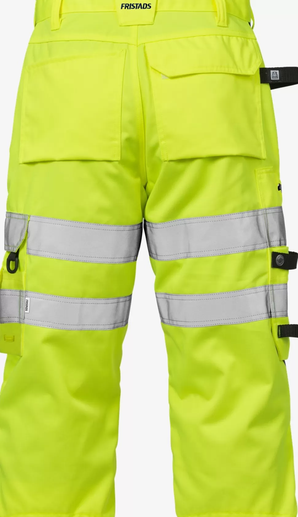 Herren Fristads Arbeitshosen | 3/4 Hosen<High Vis 3/4 Handwerkerhose Kl. 2 2027 PLU