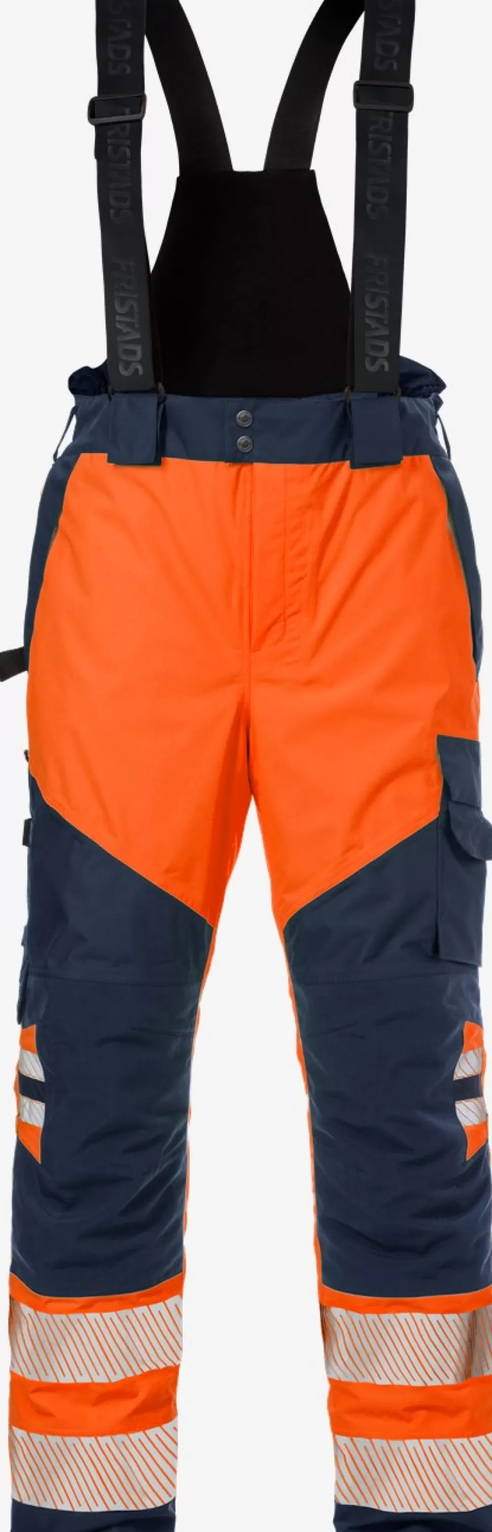Herren Fristads Arbeitshosen | Warnschutz-Hosen<High Vis Airtech® Überhose Kl. 2 2515 GTT