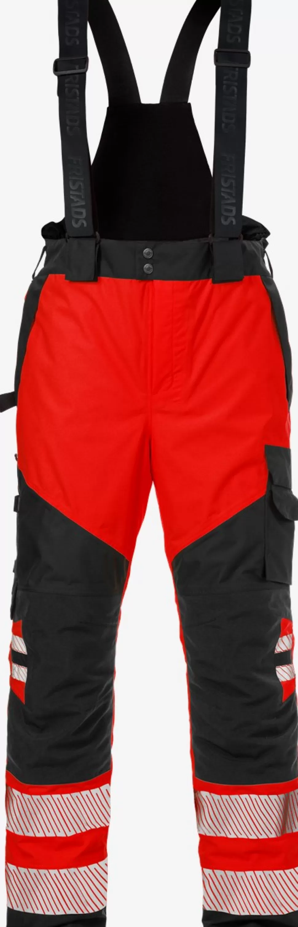 Herren Fristads Arbeitshosen | Warnschutz-Hosen<High Vis Airtech® Überhose Kl. 2 2515 GTT