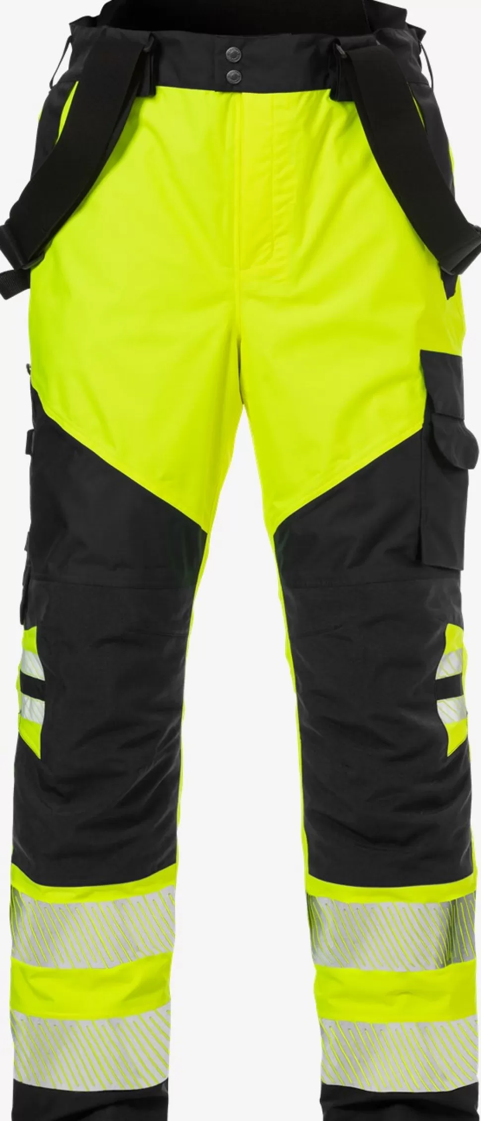 Herren Fristads Arbeitshosen | Warnschutz-Hosen<High Vis Airtech® Überhose Kl. 2 2515 GTT