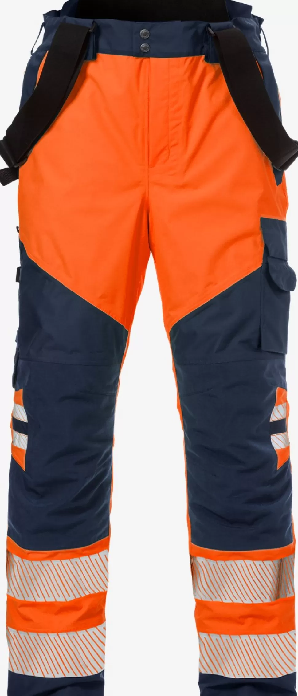Herren Fristads Arbeitshosen | Warnschutz-Hosen<High Vis Airtech® Überhose Kl. 2 2515 GTT