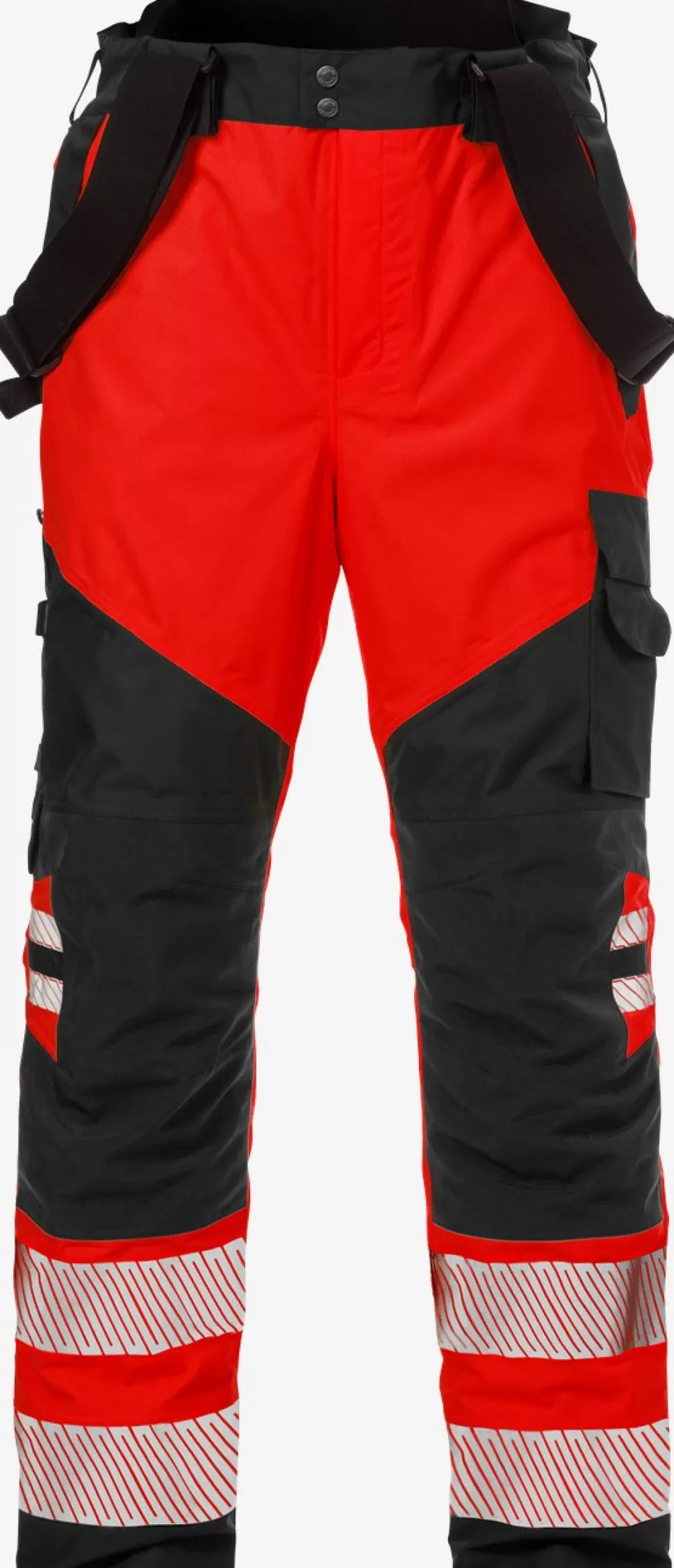 Herren Fristads Arbeitshosen | Warnschutz-Hosen<High Vis Airtech® Überhose Kl. 2 2515 GTT