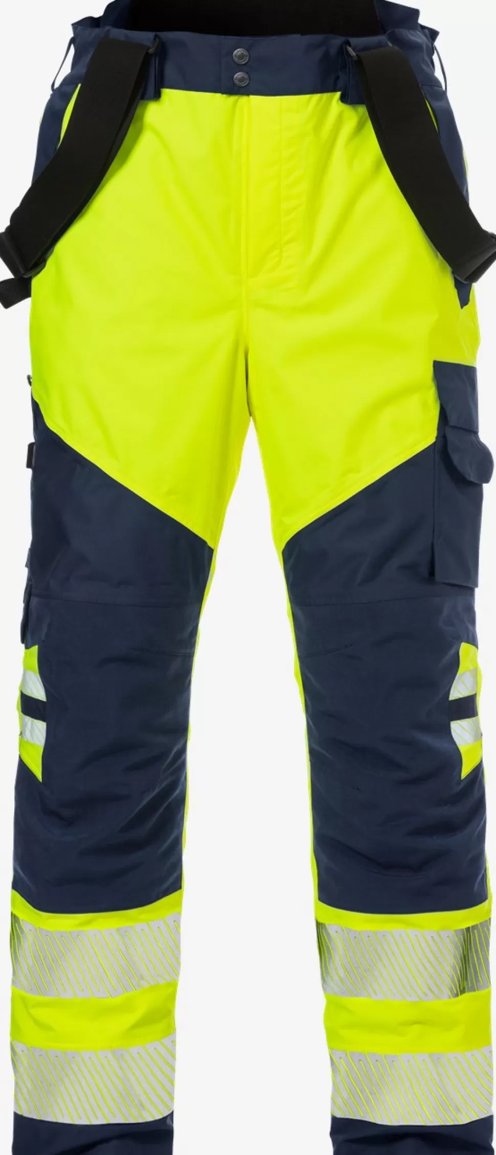 Herren Fristads Arbeitshosen | Warnschutz-Hosen<High Vis Airtech® Überhose Kl. 2 2515 GTT