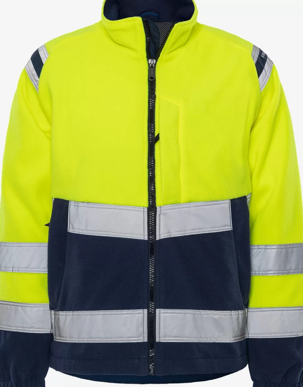 Herren Fristads Arbeitsjacken | Jacken<High Vis Fleecejacke Kl. 3 4041 FE