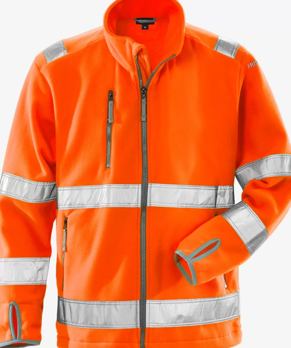 Herren Fristads Arbeitsjacken | Jacken<High Vis Fleecejacke Kl. 3 4400 FE
