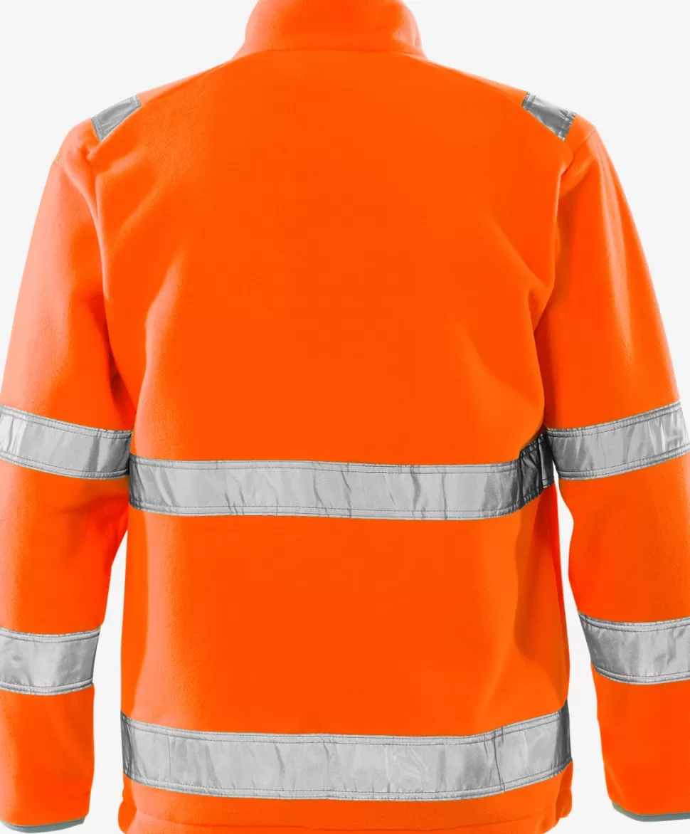 Herren Fristads Arbeitsjacken | Jacken<High Vis Fleecejacke Kl. 3 4400 FE