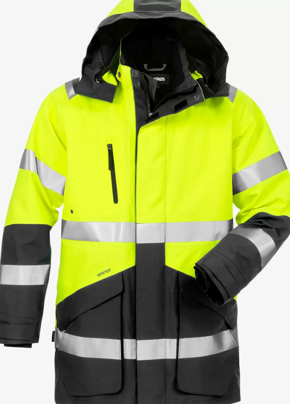 Herren Fristads Arbeitsjacken | Jacken<High Vis GORE-TEX 3-in-1 Winterparka Kl.3 4989 GXB