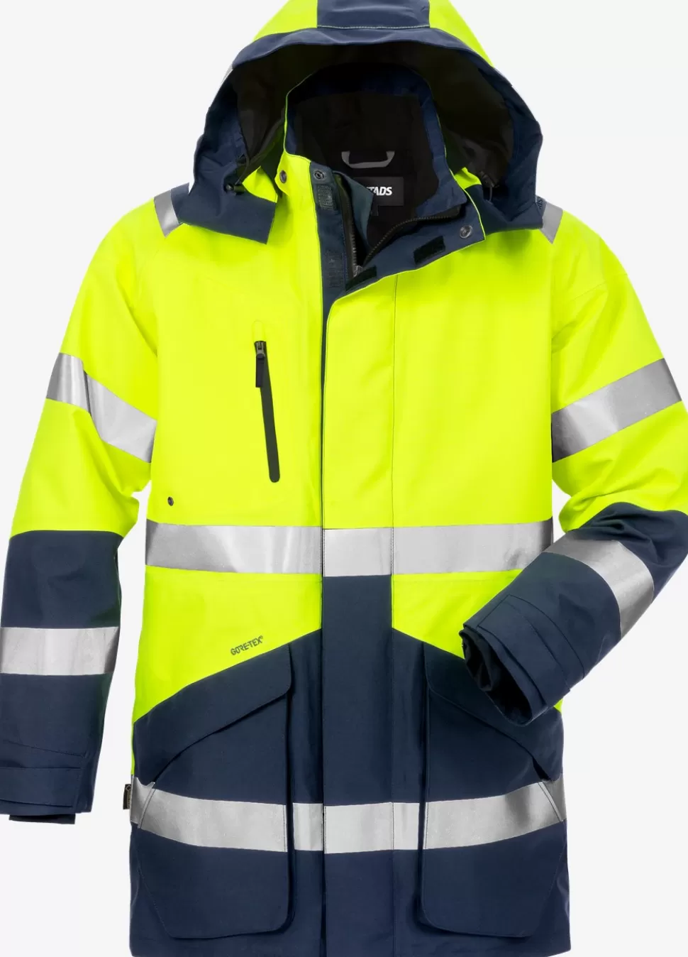 Herren Fristads Arbeitsjacken | Jacken<High Vis GORE-TEX 3-in-1 Winterparka Kl.3 4989 GXB
