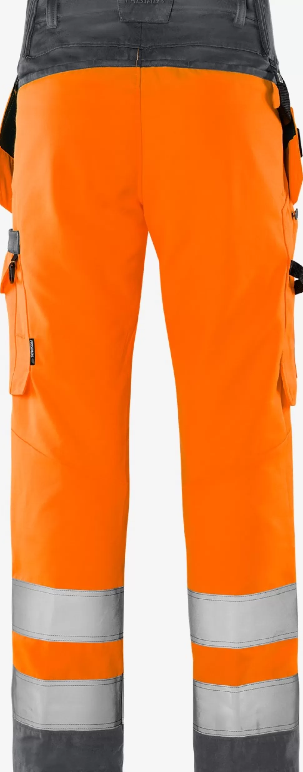 Herren Fristads Arbeitshosen | Warnschutz-Hosen<High Vis Green Handwerkerhose Kl. 2 2641 GPLU