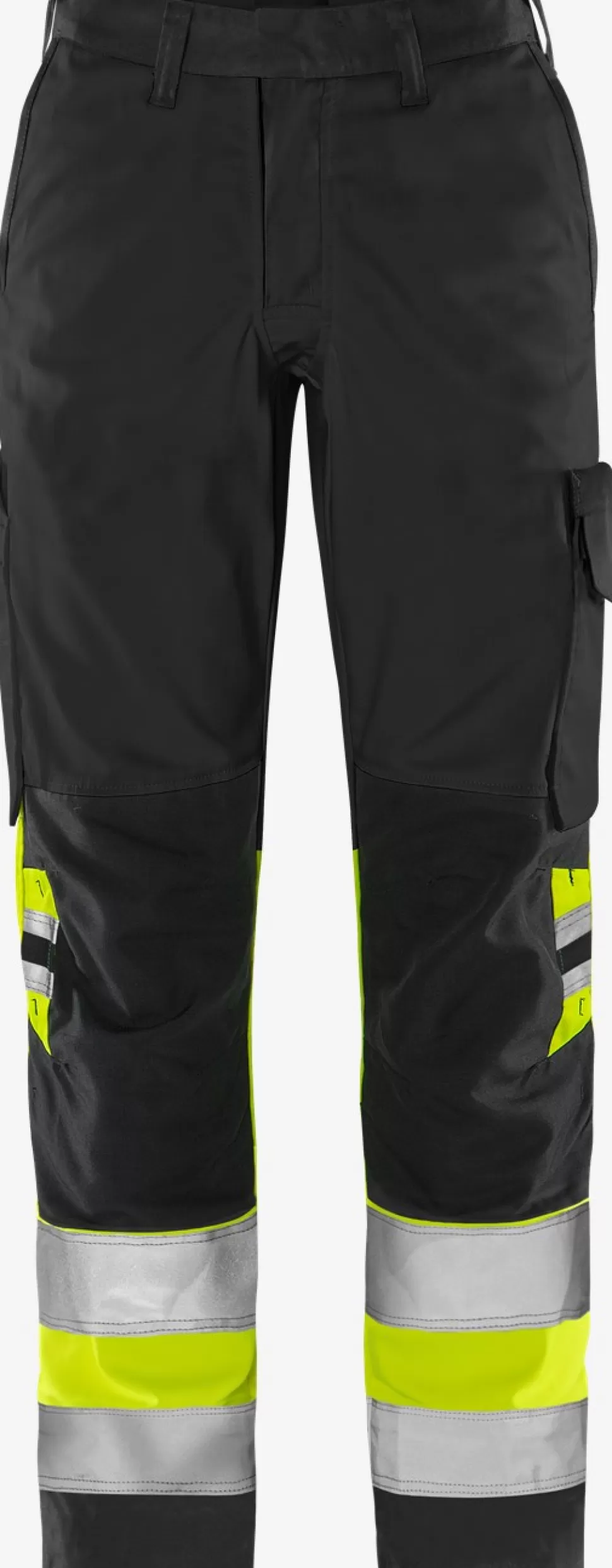 Damen Fristads Arbeitshosen | Warnschutz-Hosen<High Vis Green Hose Damen Kl. 1 2652 GPLU