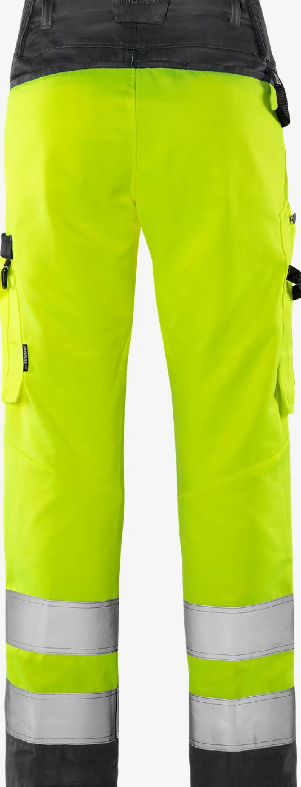 Damen Fristads Arbeitshosen | Warnschutz-Hosen<High Vis Green Hose Damen Kl. 2 2642 GPLU