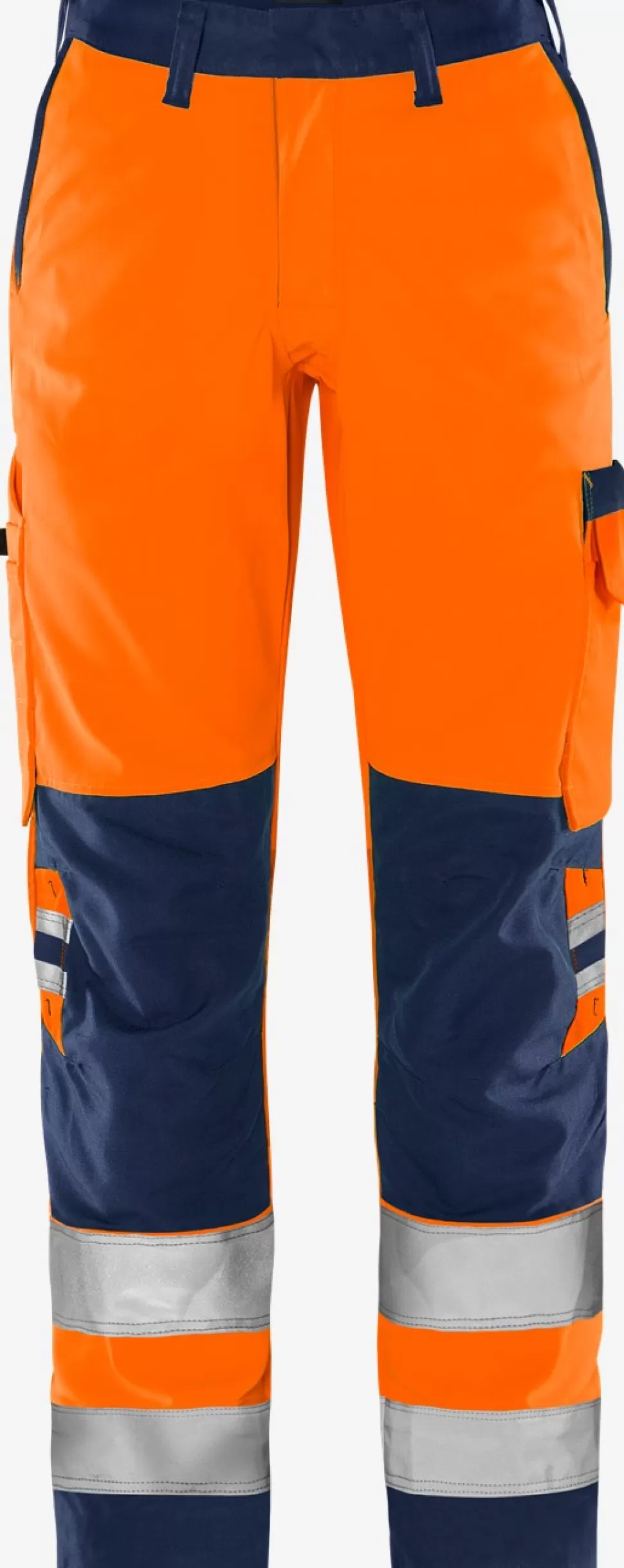 Damen Fristads Arbeitshosen | Warnschutz-Hosen<High Vis Green Hose Damen Kl. 2 2642 GPLU