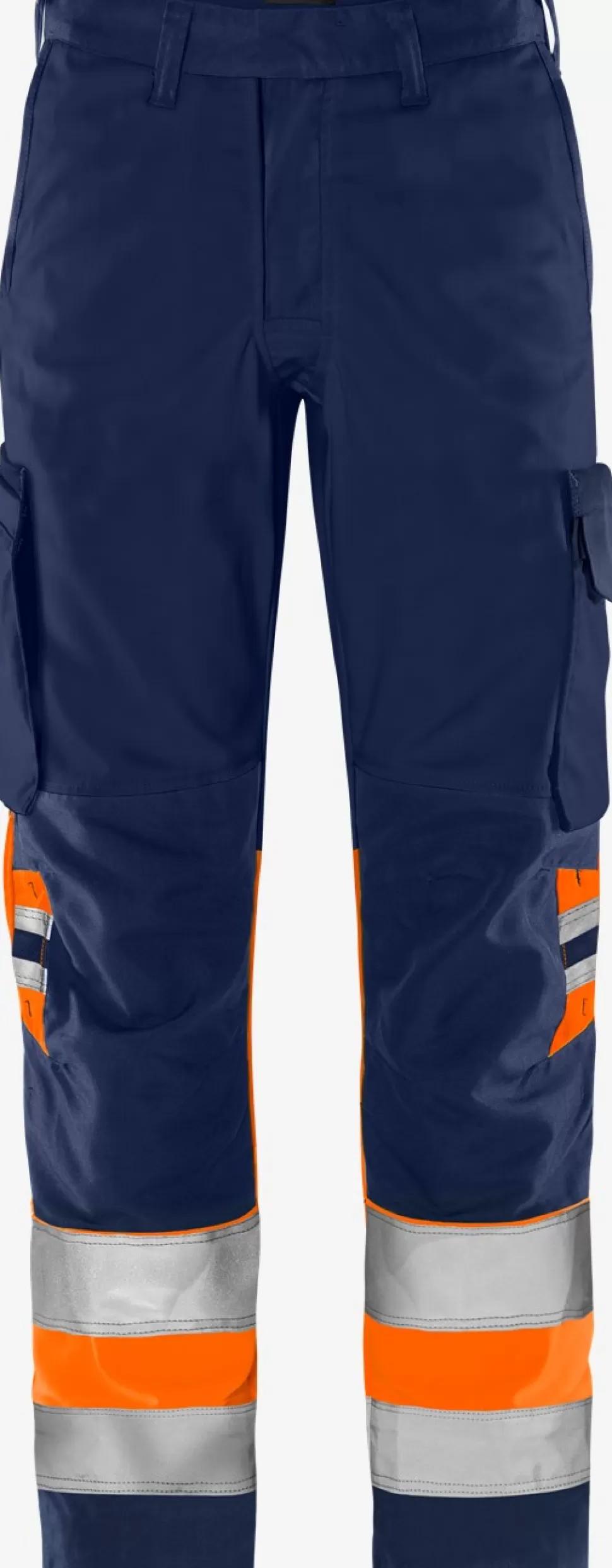 Herren Fristads Arbeitshosen | Warnschutz-Hosen<High Vis Green Hose Kl.1 2668 GPLU