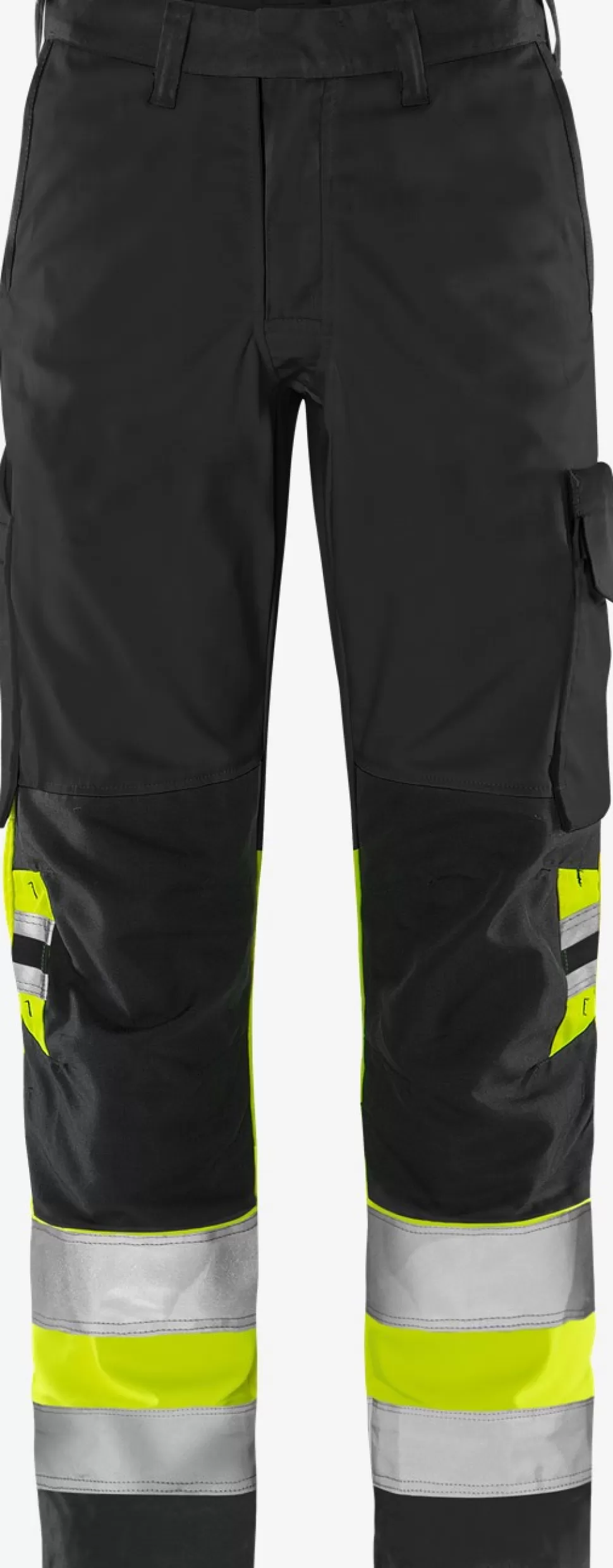 Herren Fristads Arbeitshosen | Warnschutz-Hosen<High Vis Green Hose Kl. 1 2649 GPLU