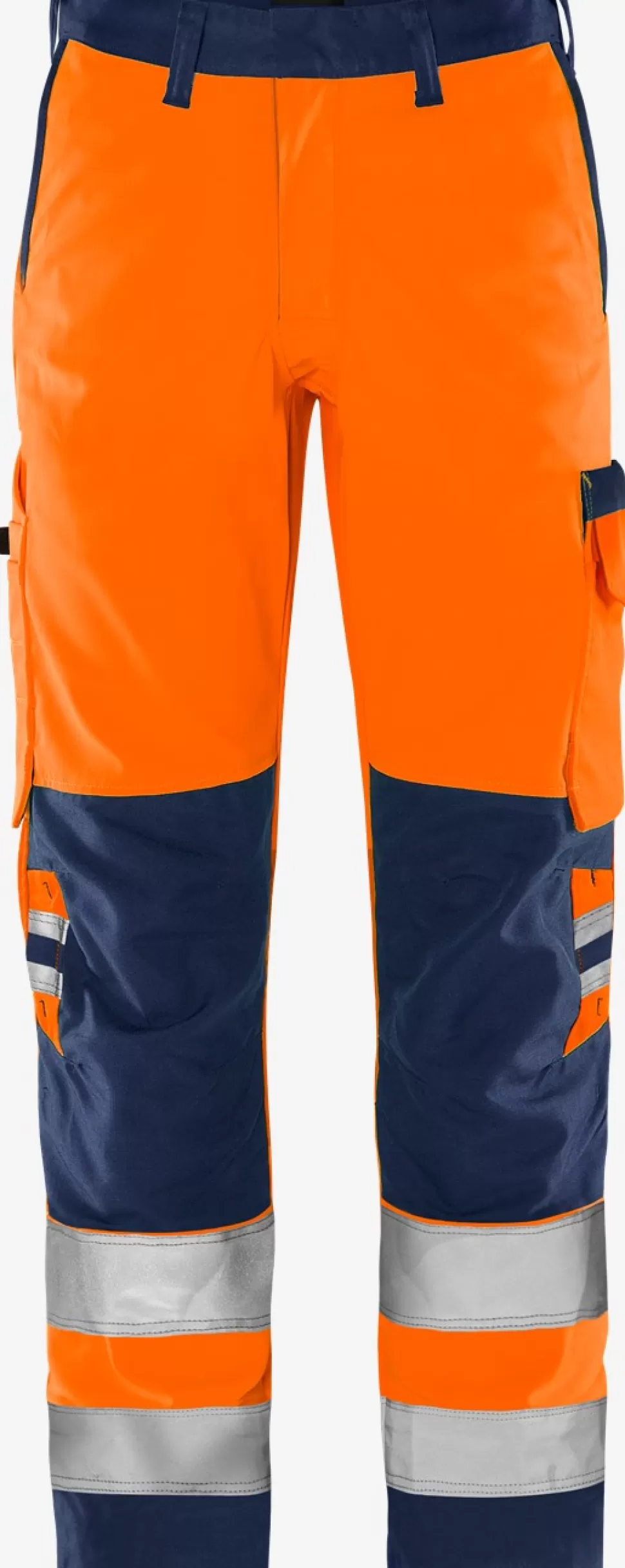 Herren Fristads Arbeitshosen | Warnschutz-Hosen<High Vis Green Hose Kl. 2 2651 GPLU