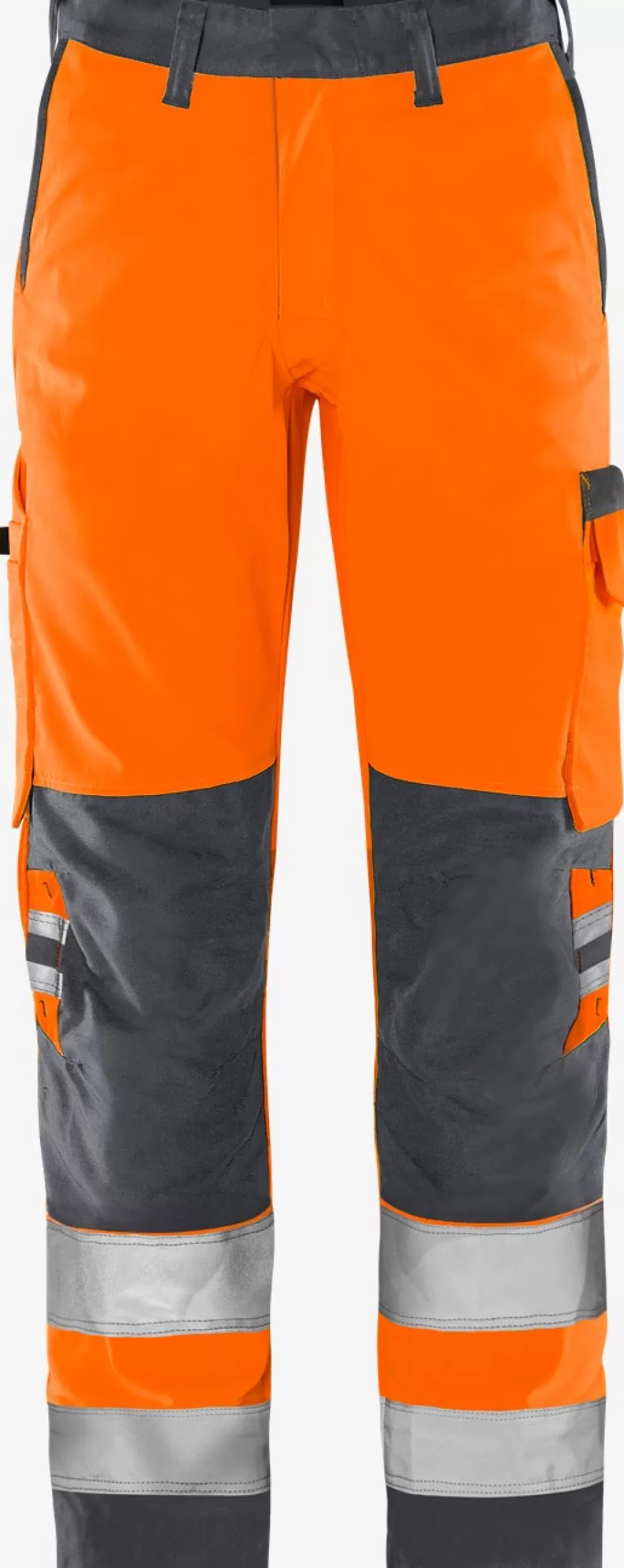 Herren Fristads Arbeitshosen | Warnschutz-Hosen<High Vis Green Hose Kl. 2 2651 GPLU