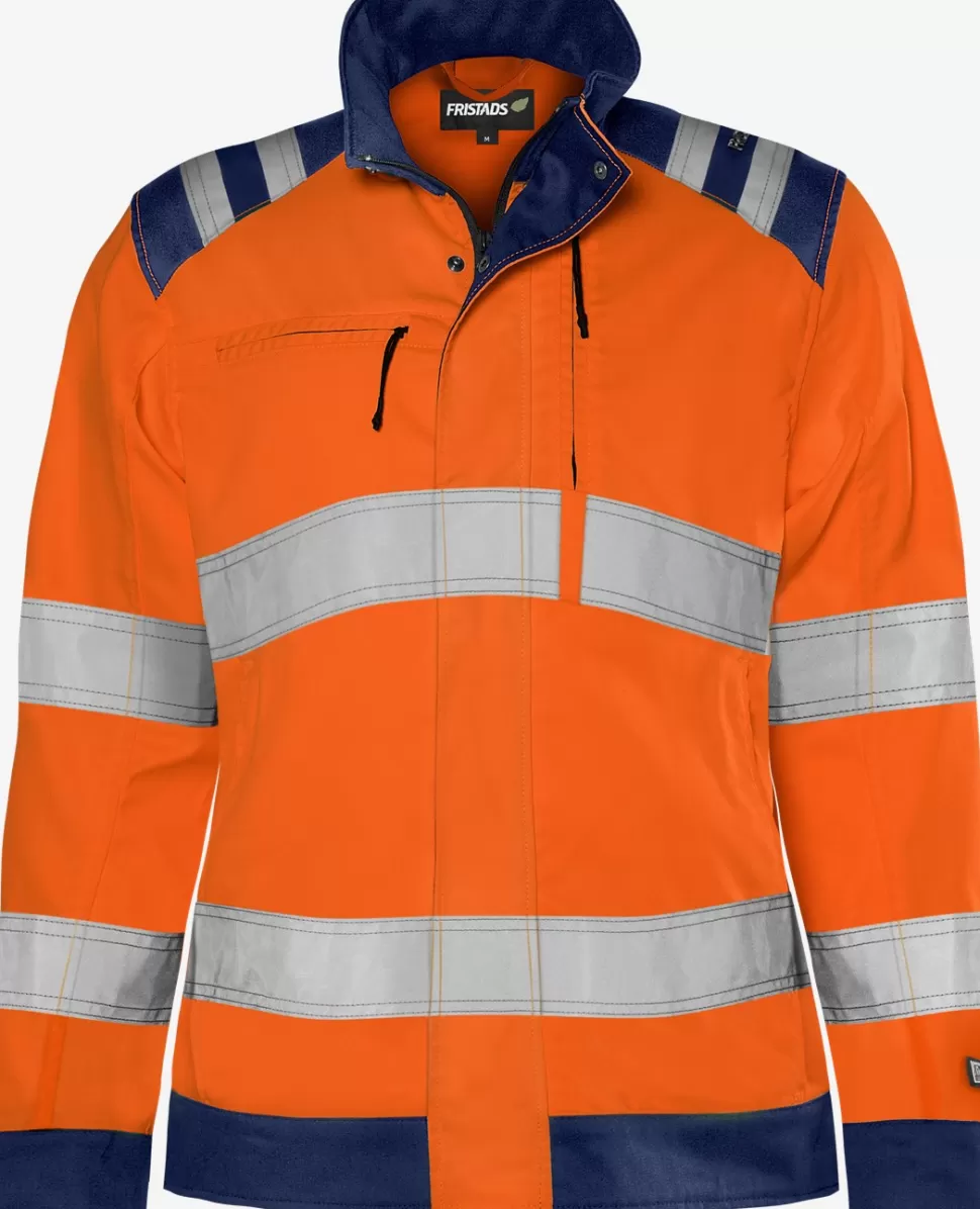 Damen Fristads Arbeitsjacken | Jacken<High Vis Green Jacke Damen Kl. 3 4068 GPLU