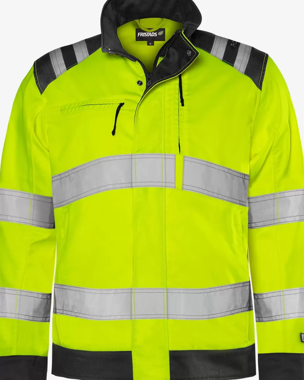 Herren Fristads Arbeitsjacken | Jacken<High Vis Green Jacke Kl. 3 4067 GPLU