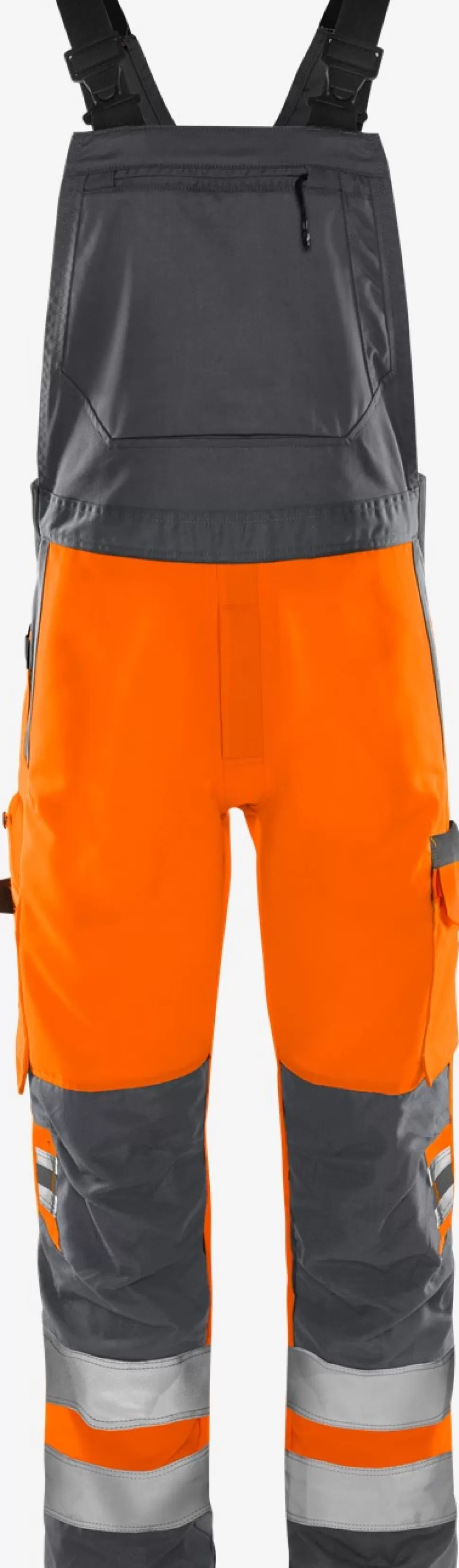 Fristads Arbeitslatzhosen<High Vis Green Latzhose Kl. 2 1030 GPLU