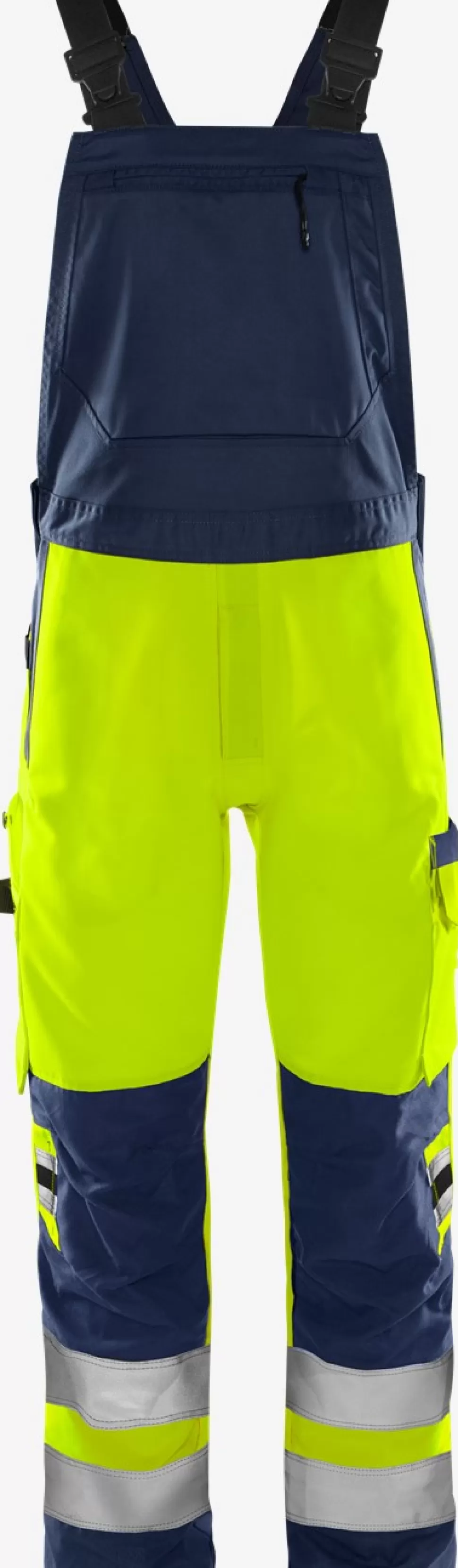 Fristads Arbeitslatzhosen<High Vis Green Latzhose Kl. 2 1030 GPLU