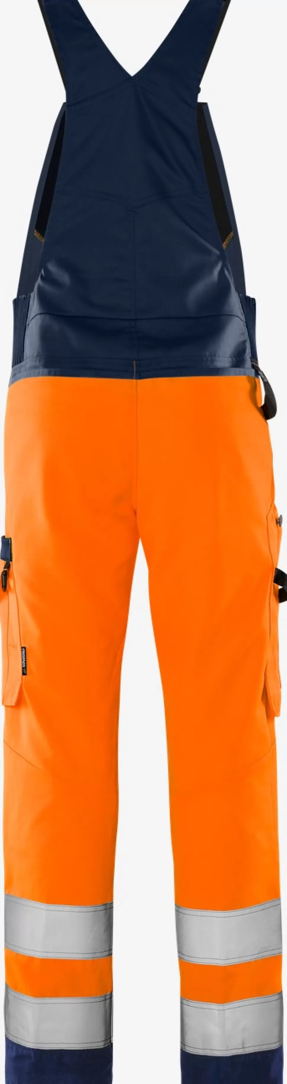 Fristads Arbeitslatzhosen<High Vis Green Latzhose Kl. 2 1030 GPLU