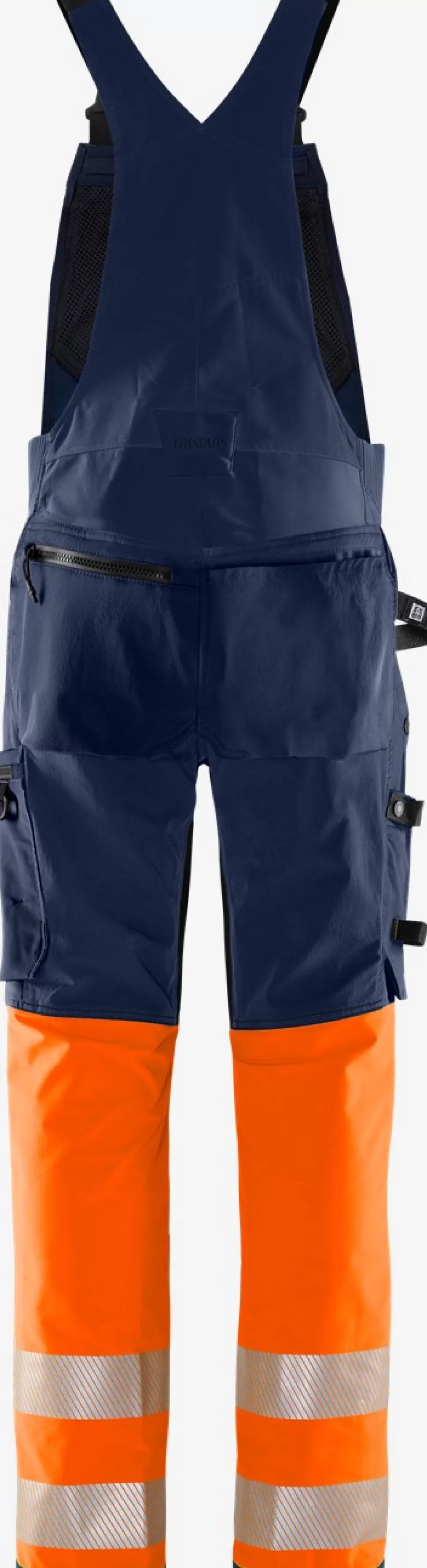 Fristads Arbeitslatzhosen<High Vis Green Stretch Latzhose Kl. 1 1032 GSTP