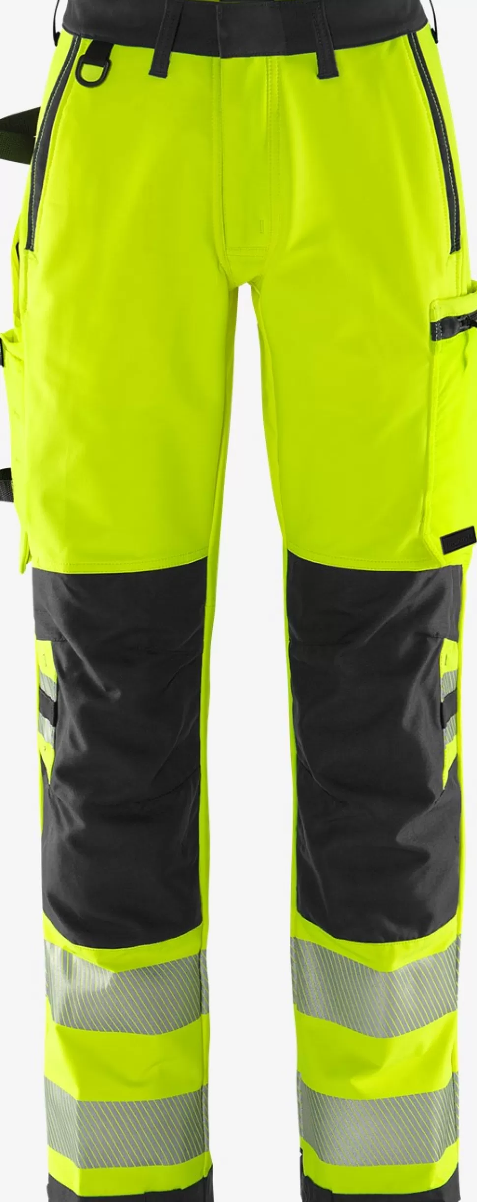 Damen Fristads Arbeitshosen | Warnschutz-Hosen<High Vis Green Stretchhose Damen Kl. 2 2665 GSTP