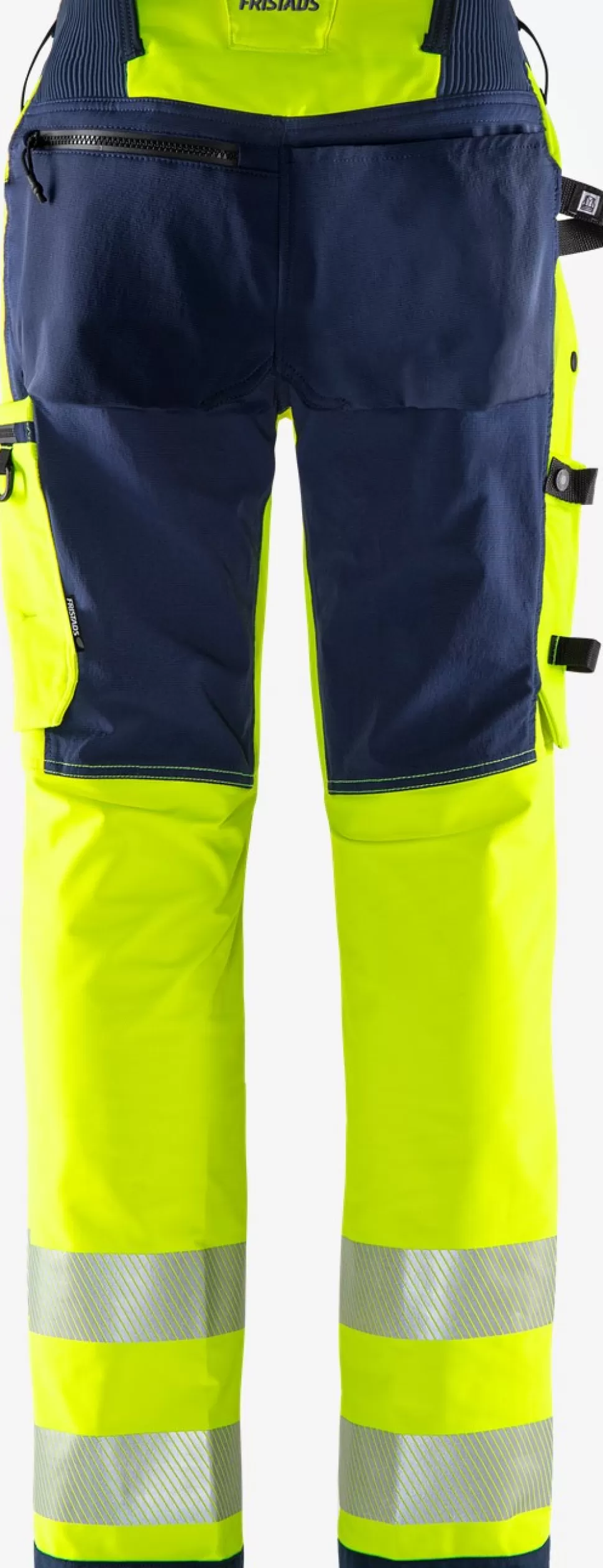 Damen Fristads Arbeitshosen | Warnschutz-Hosen<High Vis Green Stretchhose Damen Kl. 2 2665 GSTP