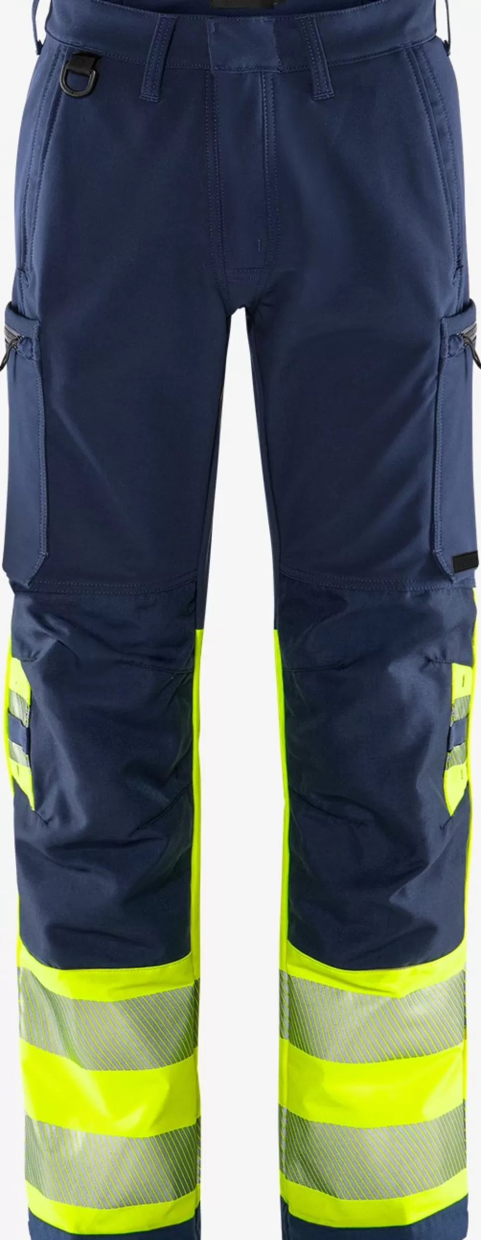 Herren Fristads Arbeitshosen | Warnschutz-Hosen<High Vis Green Stretchhose Kl. 1 2647 GSTP