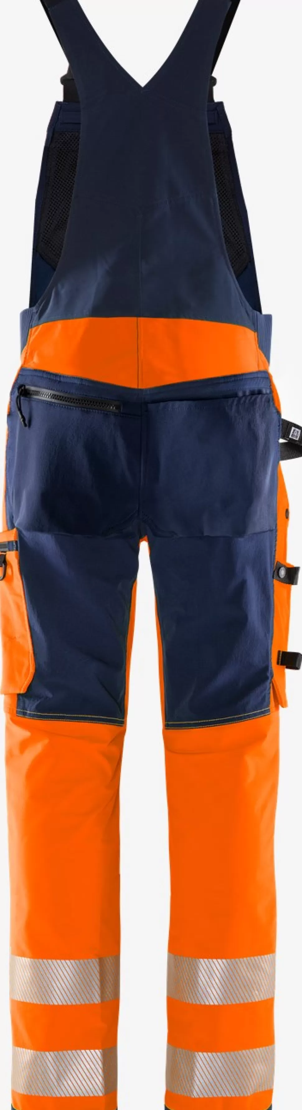 Fristads Arbeitslatzhosen<High Vis Green Stretch-Latzhose Kl. 2 1031 GSTP