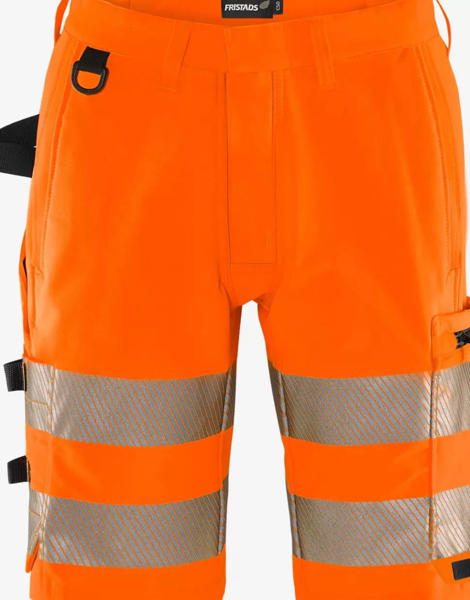 Fristads Arbeitsshorts<High Vis Green Stretch-Shorts Kl. 2 2648 GSTP