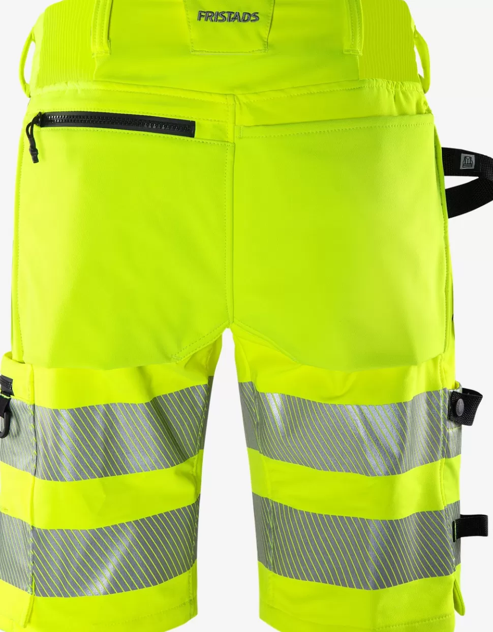 Fristads Arbeitsshorts<High Vis Green Stretch-Shorts Kl. 2 2648 GSTP