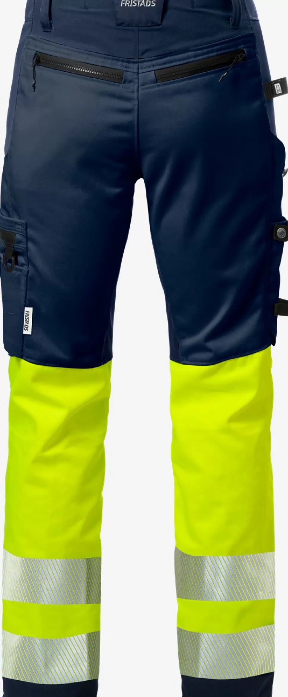 Damen Fristads Arbeitshosen | Warnschutz-Hosen<High Vis Handwerker Stretch-Hose Damen Kl. 1 2709 PLU
