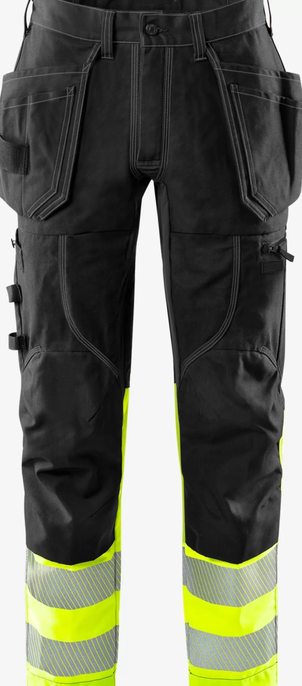 Herren Fristads Arbeitshosen | Warnschutz-Hosen<High Vis Handwerker Stretch-Hose Kl.1 2608 FASG
