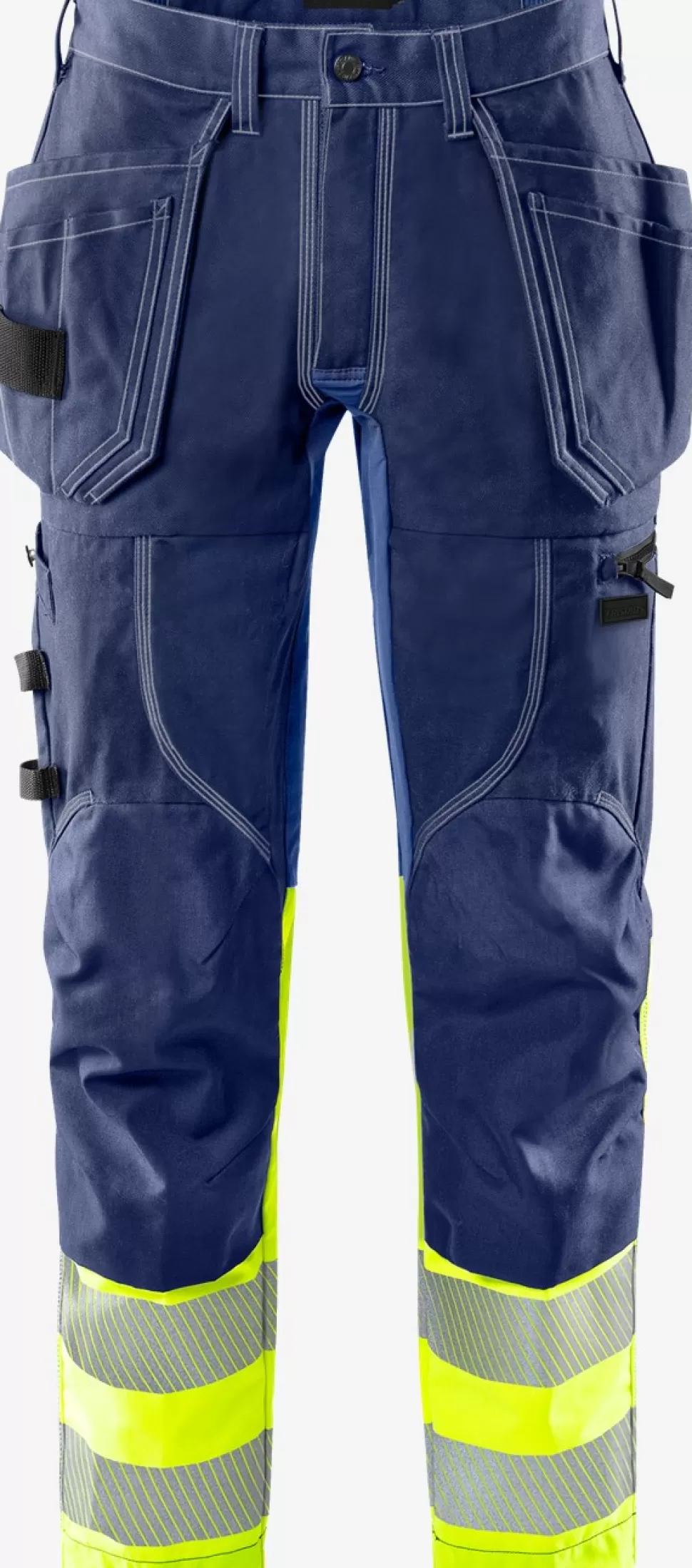 Herren Fristads Arbeitshosen | Warnschutz-Hosen<High Vis Handwerker Stretch-Hose Kl.1 2608 FASG